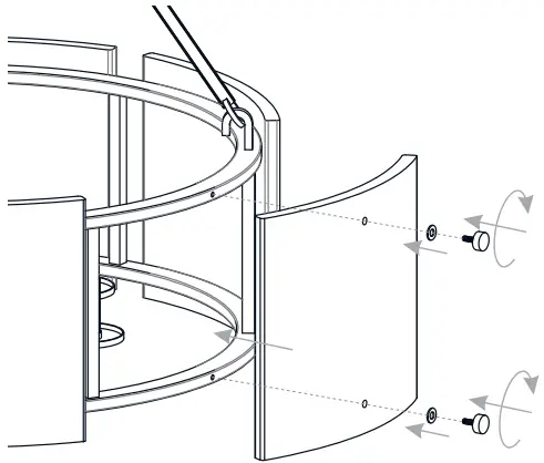 QUOIZEL FTS2821EK and FTS2821MM Fortress 5-Light Earth Black Pendant Ceiling Light-fig11
