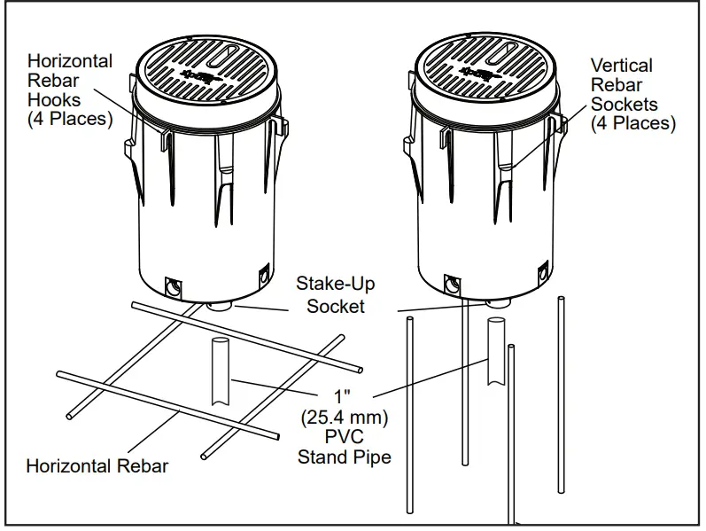 Jandy JLFBR and JLLED4C Series Laminar Jet - Dimensions