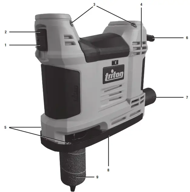 triton TSPSP650 650W Portable Oscillating Spindle Sander - overview 1