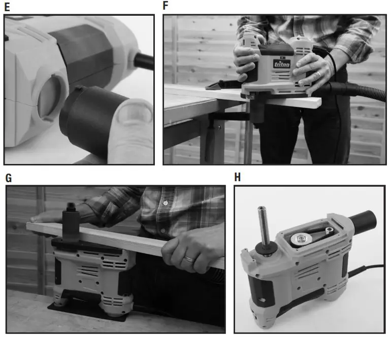 triton TSPSP650 650W Portable Oscillating Spindle Sander - overview 6
