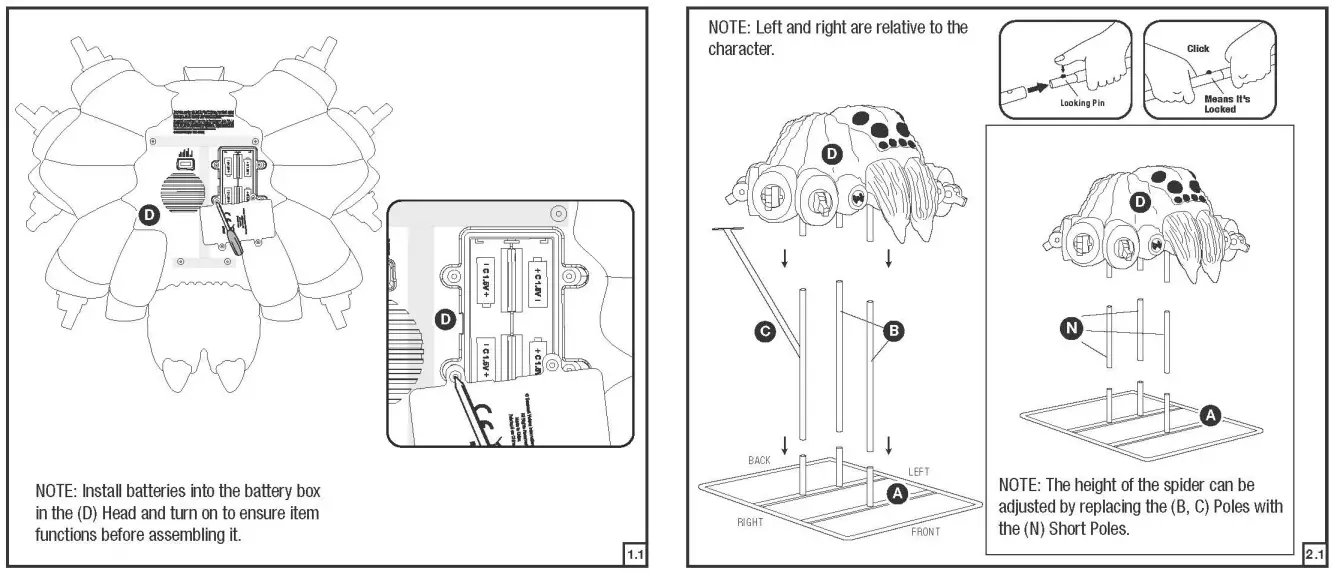 HOME ACCENTS HOLIDAY 22SV22944 7 ft Colossal Graveyard Spider - fig 2