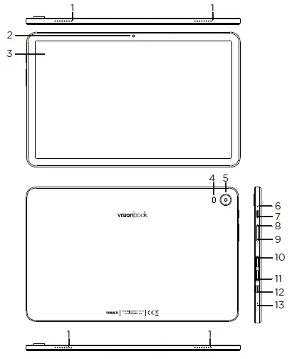 UMAX-11T LTE-Pro-VisionBook-Tablet-1