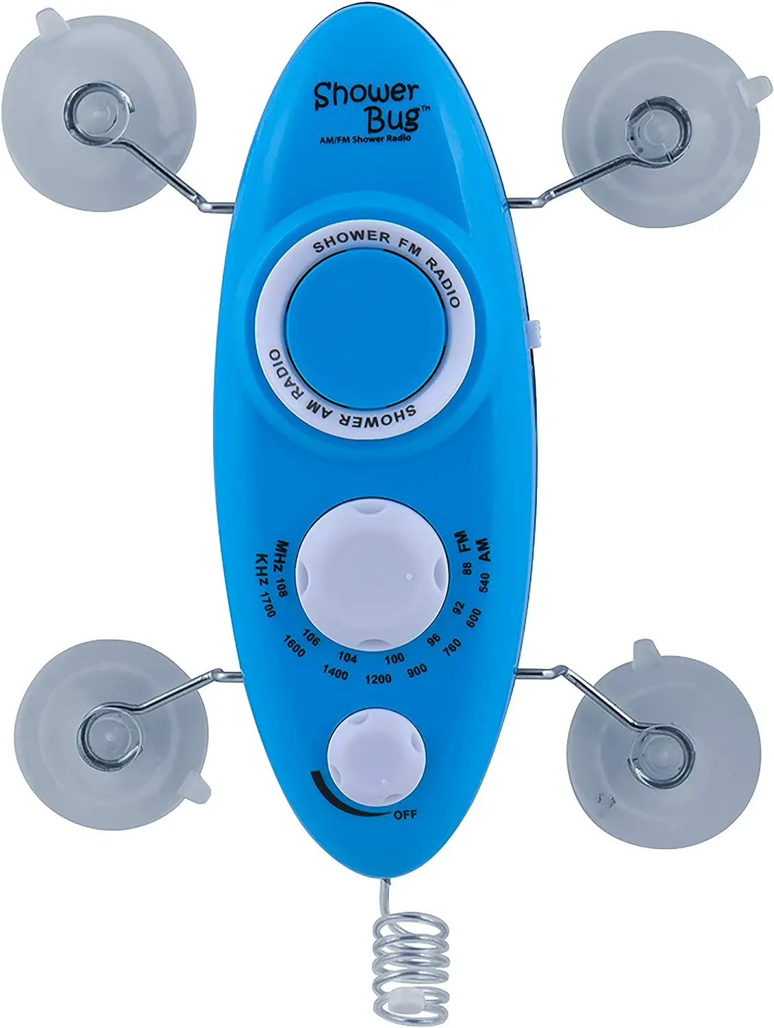 Zadro SB02HB Water Resistant AM-FM Showerbug Radio-PRODUCT