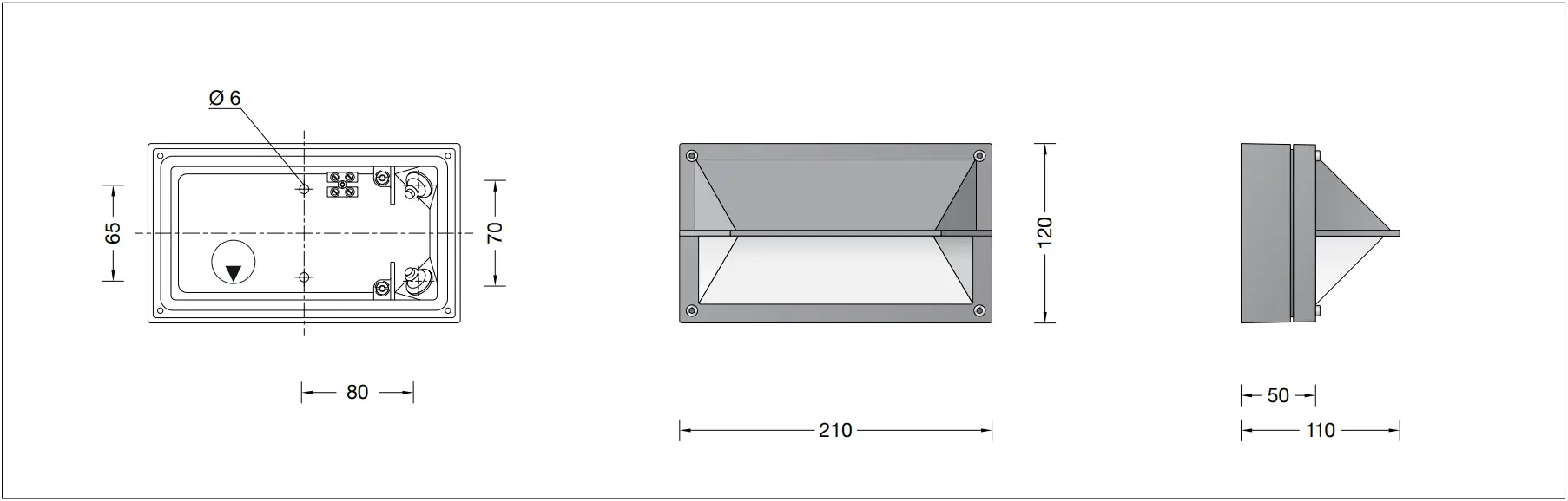 BEGA 22 649 Wall luminaire