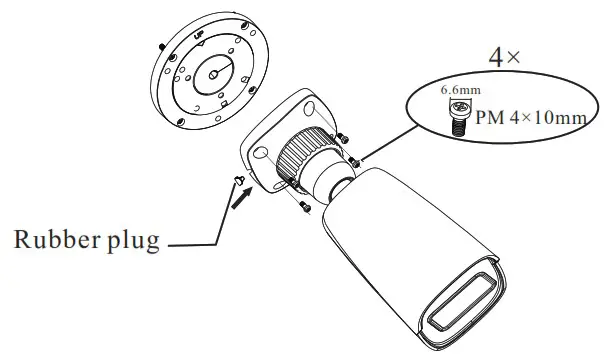 Speco Technologies O4VB1MN Network IR Outdoor Bullet Camera - Installation 3