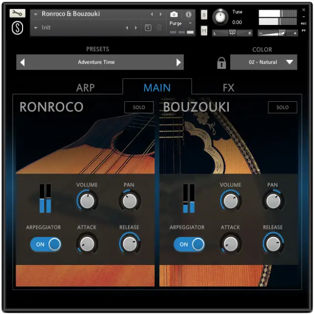 SONUSCORE Origins Vol5 Ukulele and Muted Piano - MAIN TAB