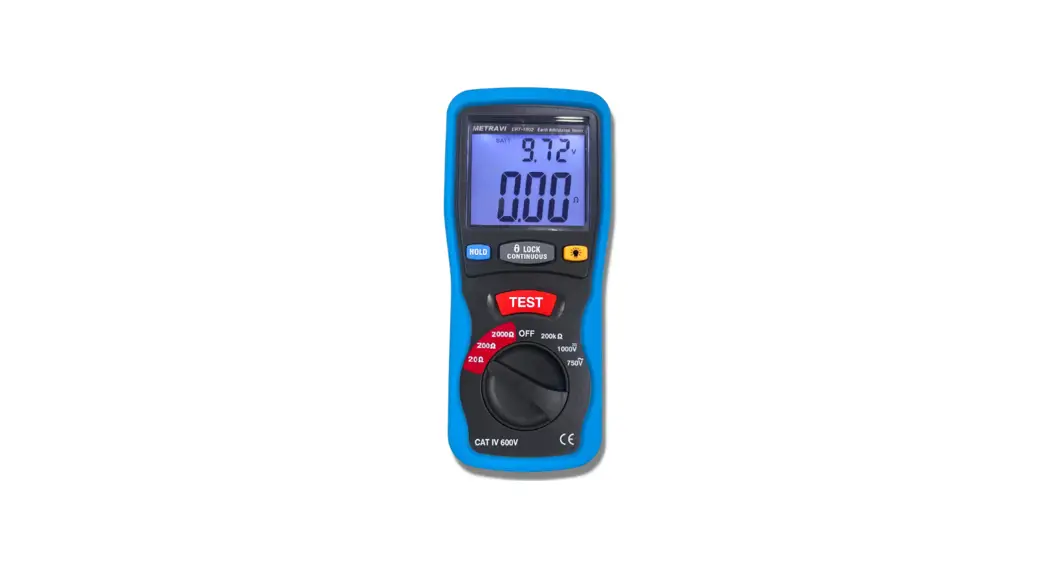Metravi Ert-1501 Digital Earth Resistance Tester Owner's Manual Metravi Ert-1501 Digital Earth Resistance Tester Owner's Manual