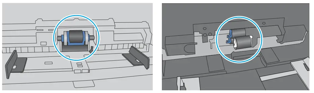 HP Color LaserJet Managed E45028 - Control panel help button4