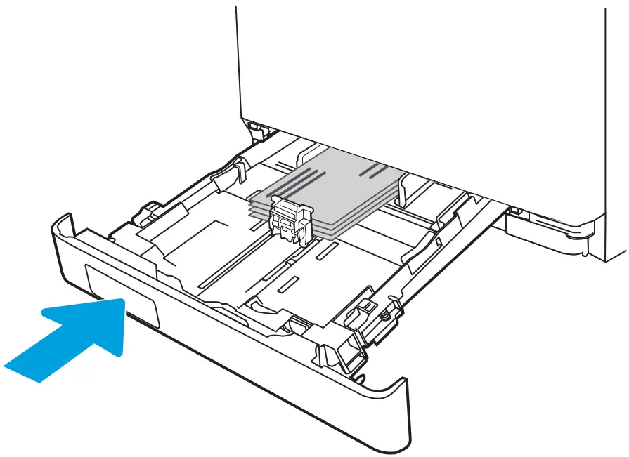 HP Color LaserJet Managed E45028 - Envelope orientation 2