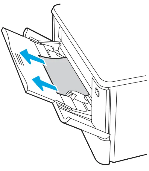 HP Color LaserJet Managed E45028 - Paper jam locations 1