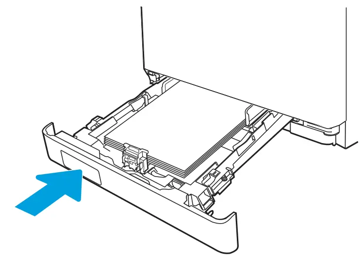HP Color LaserJet Managed E45028 - Paper jam locations10