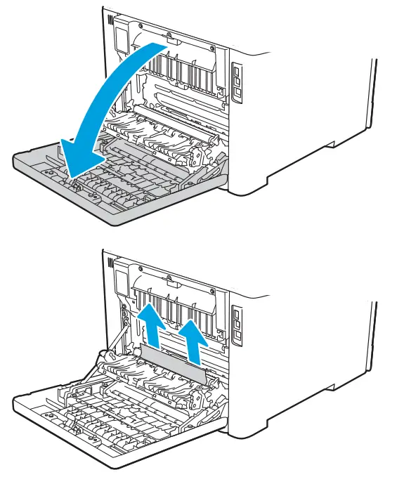 HP Color LaserJet Managed E45028 - Paper jam locations11
