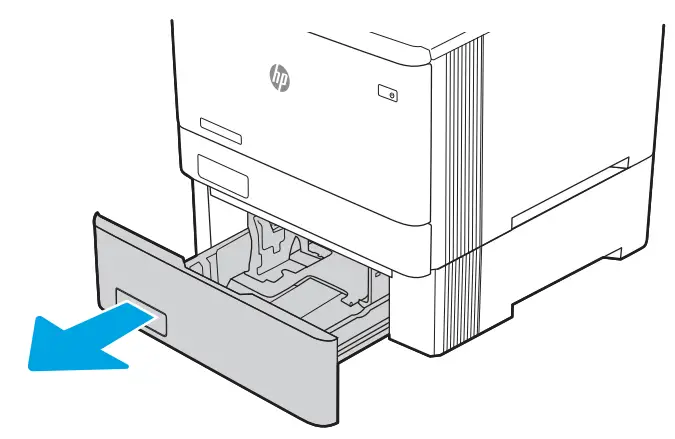 HP Color LaserJet Managed E45028 - Paper jam locations13