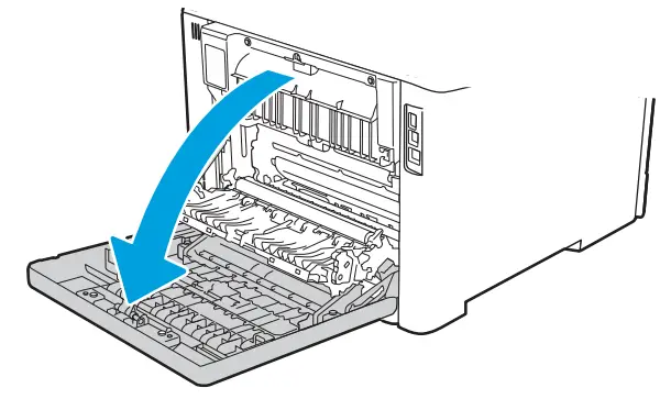 HP Color LaserJet Managed E45028 - Paper jam locations16