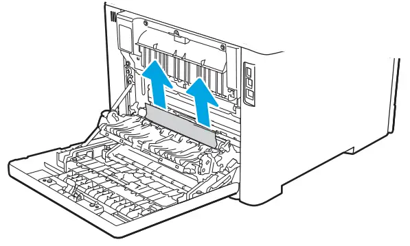 HP Color LaserJet Managed E45028 - Paper jam locations17