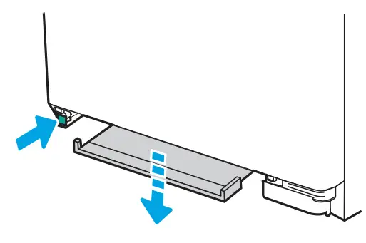 HP Color LaserJet Managed E45028 - Paper jam locations3