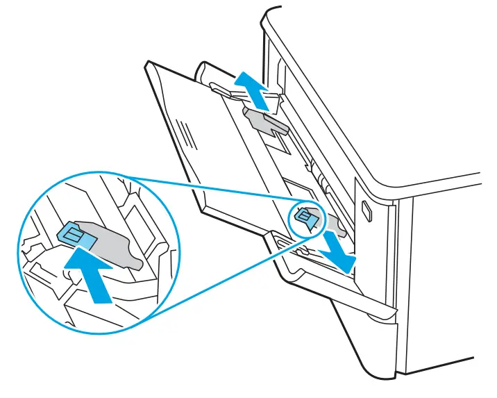 HP Color LaserJet Managed E45028 - Paper jam locations6