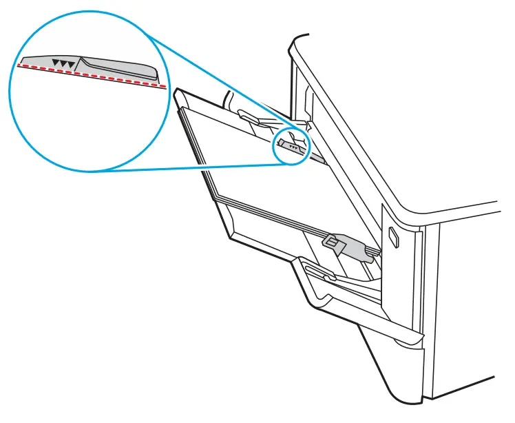 HP Color LaserJet Managed E45028 - Paper jam locations7