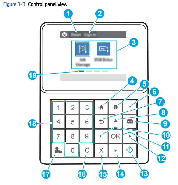 HP Color LaserJet Managed E45028 - Printer front view2