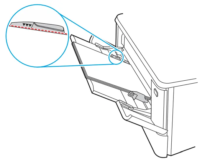 HP Color LaserJet Managed E45028 - Printer front view8