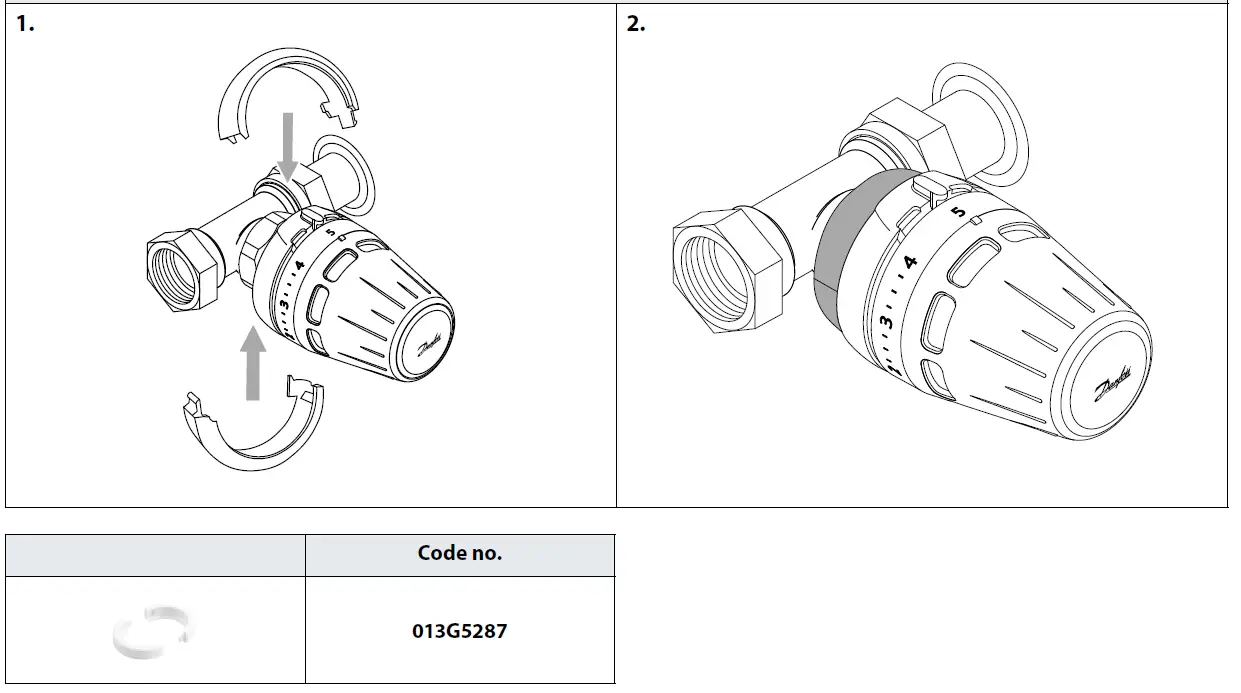 Danfoss 015G3630 Regus M30 x 1.5 Thermostatic Sensors 7