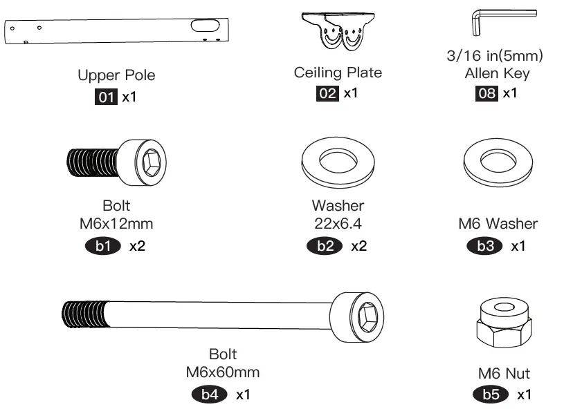 ERGOAV-ERMCM1-01B-Ceiling-TV-Mount -15