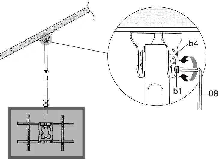 ERGOAV-ERMCM1-01B-Ceiling-TV-Mount -35
