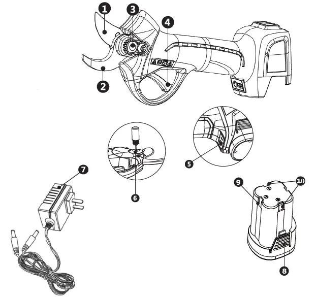 GARLAND-CEPA-130-SBW-Battery-Pruning-Shears-3