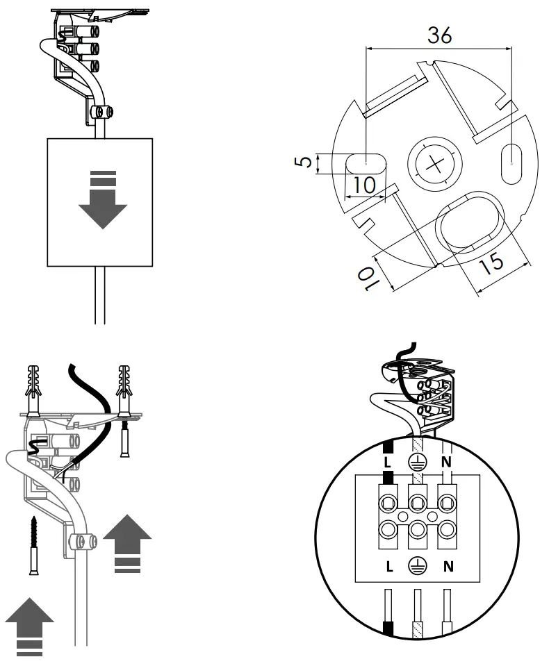 Nowodvorski 4800 Series Hemisphere L Luminaire - fig 2