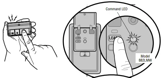 Lift Master 886LMW Multi Function Control Panel - fig