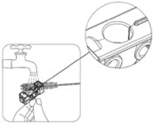 Deep Cleaning procedure of the automatic milk froth system