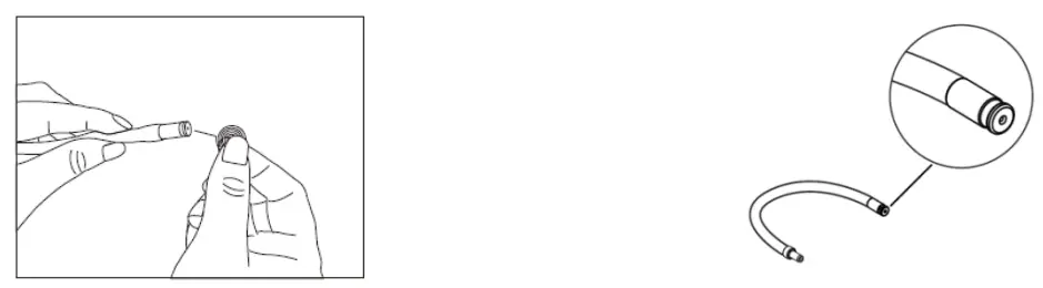 Cleaning the milk container and connection milk tube