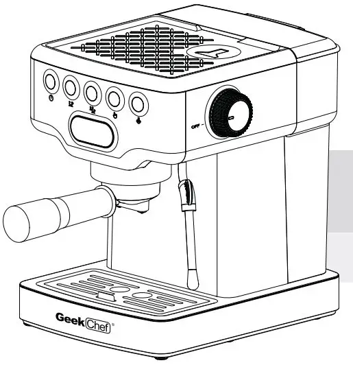 Geekchef Gcf20e Espresso Coffee Maker User Manual