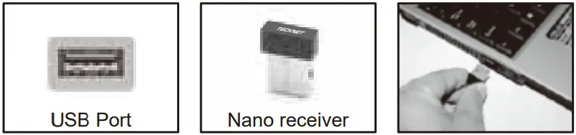 TECKNET M006 Cordless Wireless Mouse - fig 3