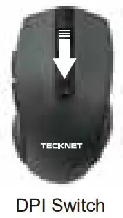 TECKNET M006 Cordless Wireless Mouse - fig 5