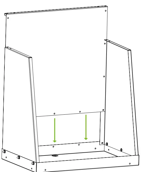 Inside side panel flap