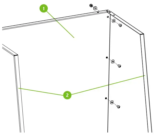 panel main sink body Installation