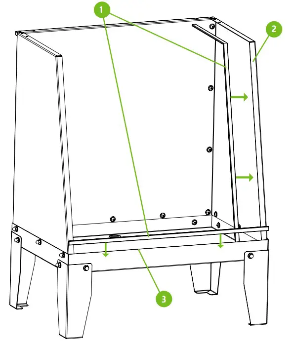 Installation edge trim side panels