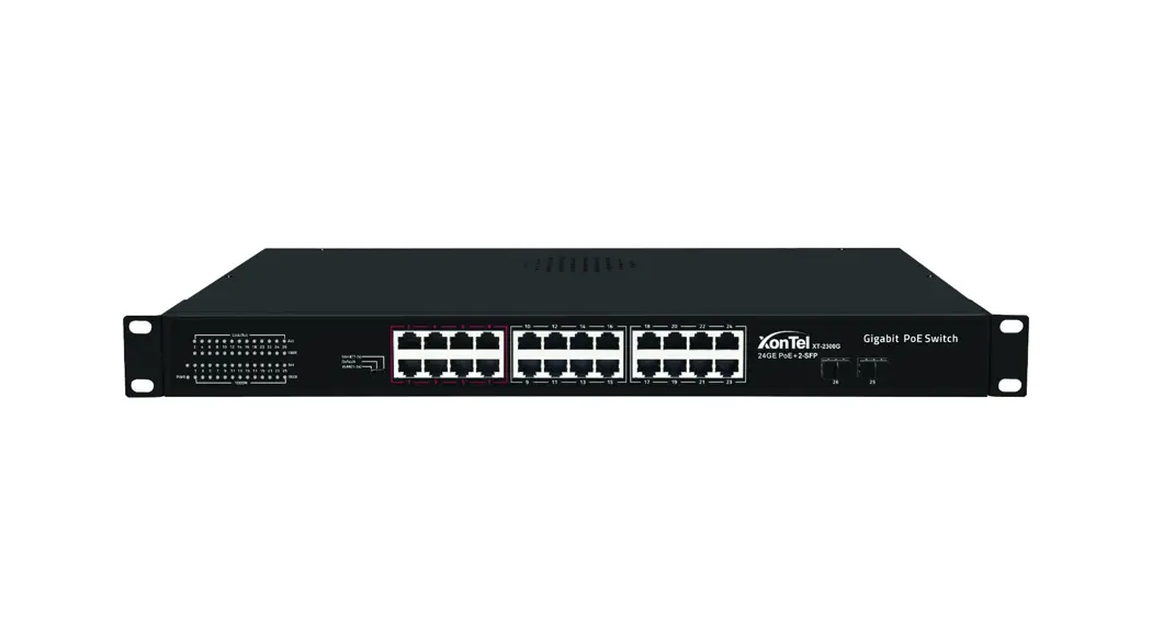 Xontel Xt-2300g 24-port Gigabit Poe+ Switch User Guide