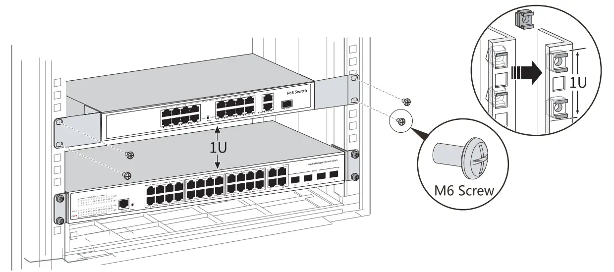 Xontel XT-2300G 24-Port Gigabit PoE Switch - Fig 2