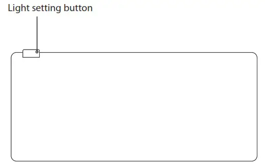ADX ALARGBXL23 LAVA PRO 23 Mouse Pad - Light Settings