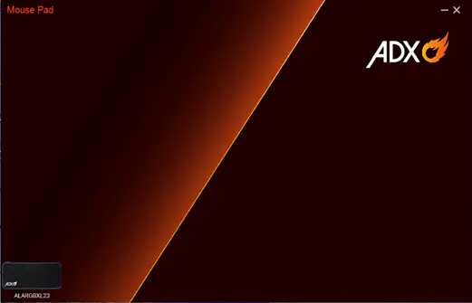 ADX ALARGBXL23 LAVA PRO 23 Mouse Pad - User Interface 2