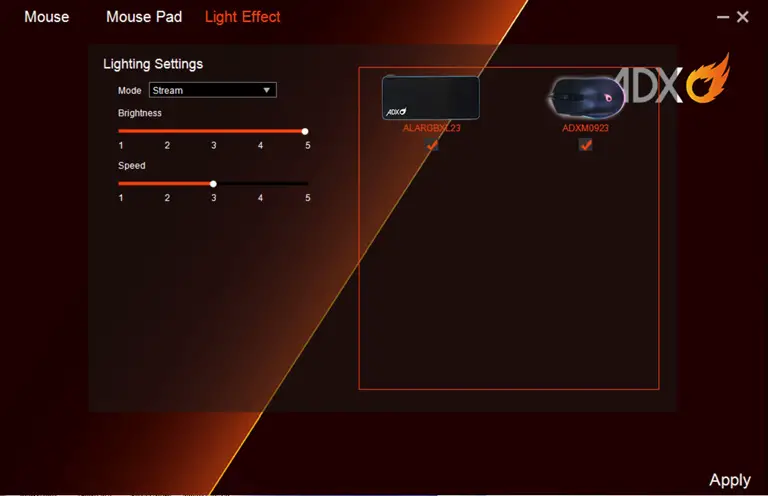 ADX ALARGBXL23 LAVA PRO 23 Mouse Pad - User Interface 4