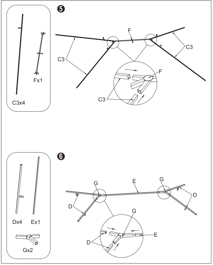 LAUSAINT HOME GFS20202A Gray Gazebo Portable Pergola Outdoor Canopy Shelter-fig5