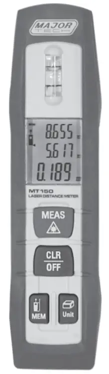 MAJOR TECH MT150 50m Laser Distance Meter