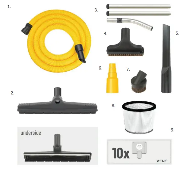 V-TUF MIGHTY-HSVXL-110-M-Class-Industrial-Vacuum-Cleaner-FIG-2