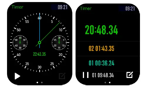 timer page