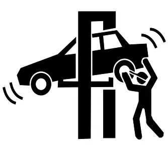 Forward Lift 2HP Single Phase 10,000 lbs. 2 Post Lift - Avoid