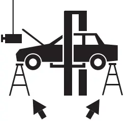 Forward Lift 2HP Single Phase 10,000 lbs. 2 Post Lift - Fig 22