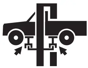 Forward Lift 2HP Single Phase 10,000 lbs. 2 Post Lift - Fig 25